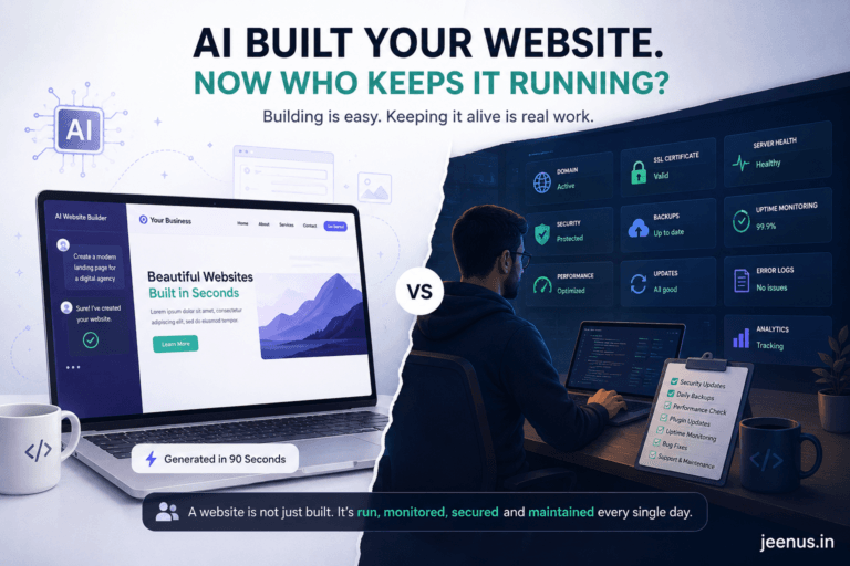 AI Built Your Website. Now Who’s Going to Keep It Alive?